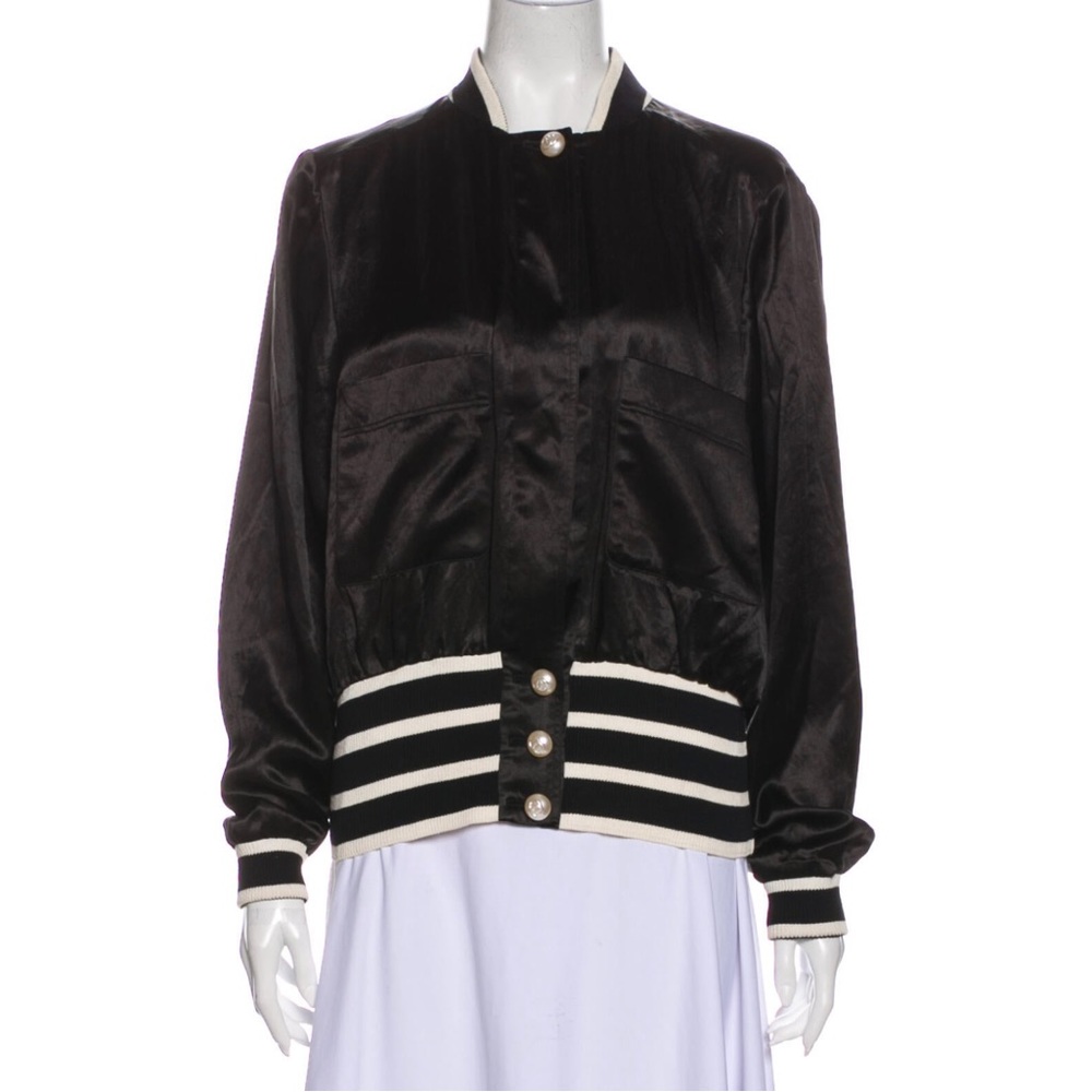 Chanel striped bomber Jacket 2017